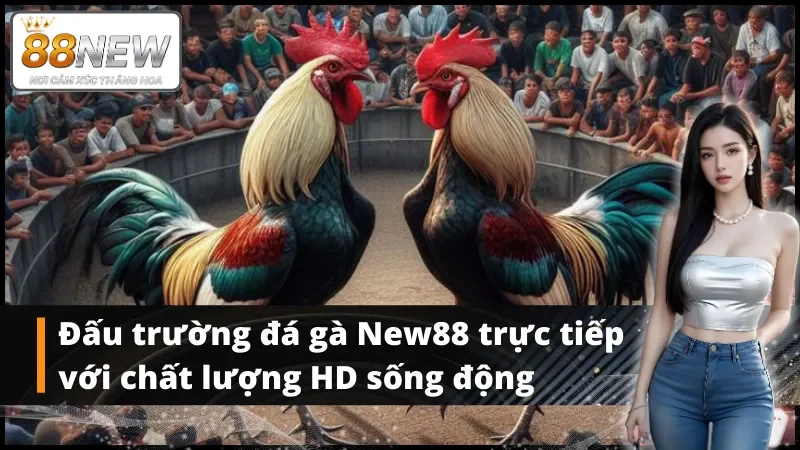 Đá gà New88 với trực tiếp phát sóng chất lượng cao